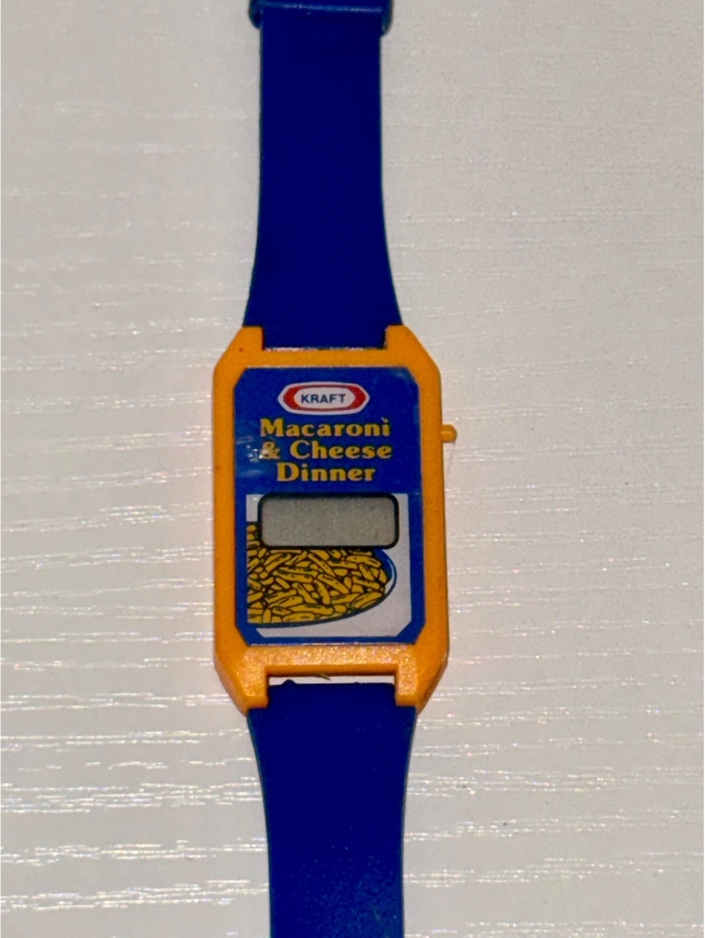Vintage Kraft Macaroni & Cheese Dinner Digital Watch 1993 Promo Rare Untested